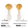 Wholesale Stainless Steel Geometric Earrings With Electroplating Light Luxury Minimalist Design For Women