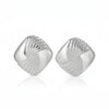 Wholesale Stainless Steel Geometric Earrings With Electroplating Treatment For Women