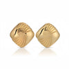 Wholesale Stainless Steel Geometric Earrings With Electroplating Treatment For Women
