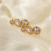 Wholesale Stainless Steel Geometric Earrings With Zircon Electroplated Ear Jewelry For Women