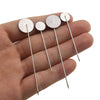 Wholesale Stainless Steel Geometric Electroplated Brooch Pin Accessories