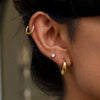 Wholesale Stainless Steel Geometric Electroplated Earrings For Women Light Luxury High End Non Fading