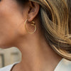 Wholesale Stainless Steel Geometric Electroplated Earrings For Women
