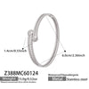 Wholesale Stainless Steel Geometric Electroplated Gold Pendant Clasp Bracelet Set Accessories