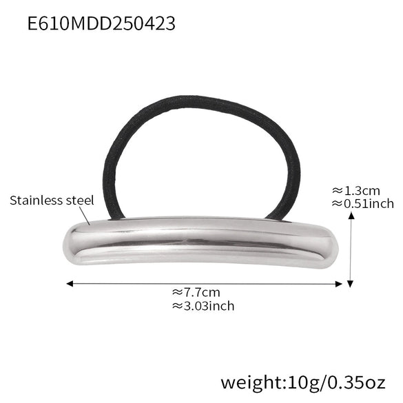 Wholesale Stainless Steel Geometric Electroplated Hair Accessories For Women