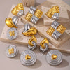 Wholesale Stainless Steel Geometric Electroplated Light Luxury Women's Gold Earrings Ear Studs