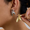 Wholesale Stainless Steel Geometric Electroplated Minimalist Earrings For Women