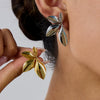 Wholesale Stainless Steel Geometric Electroplated Minimalist Earrings For Women