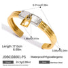 Wholesale Stainless Steel Geometric Electroplated Necklace And Bracelet Jewelry