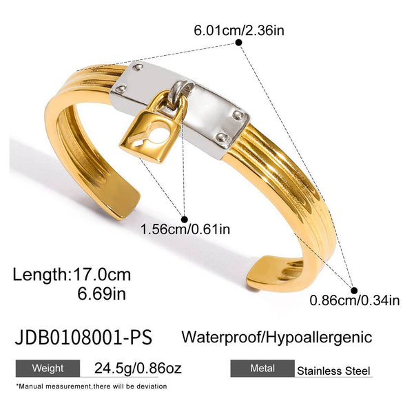 Wholesale Stainless Steel Geometric Electroplated Necklace And Bracelet Jewelry