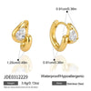 Wholesale Stainless Steel Geometric Electroplated Nonpierced Ear Cuffs For Women