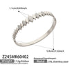 Wholesale Stainless Steel Geometric Electroplated Ring Shaped Clasp Bracelet Set Jewelry Accessories
