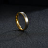 Wholesale Stainless Steel Geometric Electroplated Unisex Couple Rings