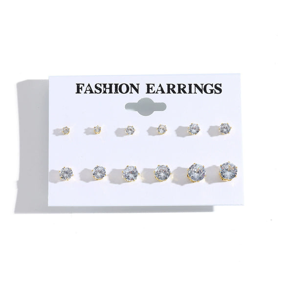 Wholesale Stainless Steel Geometric Electroplated Women's Earrings
