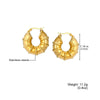 Wholesale Stainless Steel Geometric Electroplated Women's Fashionable Ear Studs
