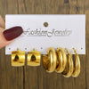 Wholesale Stainless Steel Geometric Electroplated Women's Fashionable Ear Studs