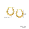 Wholesale Stainless Steel Geometric Electroplated Women's Fashionable Ear Studs