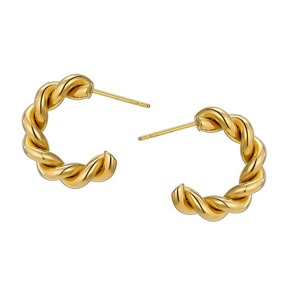 Wholesale Stainless Steel Geometric Electroplated Women's Fashionable Ear Studs