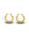 Wholesale Stainless Steel Geometric Embossed Hydraulic Women's Earrings