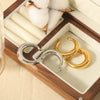Wholesale Stainless Steel Geometric Fashion Earrings For Women With Electroplating