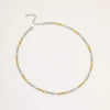 Wholesale Stainless Steel Geometric Fashion Necklace For Women With Electroplating