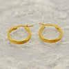 Wholesale Stainless Steel Geometric Fashion Retro Earrings With Electroplating Treatment For Women
