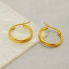Wholesale Stainless Steel Geometric Fashion Retro Earrings With Electroplating Treatment For Women