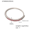 Wholesale 316L Stainless Steel Geometric Fashion Ring Electroplated Jewelry