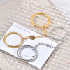 Wholesale Stainless Steel Geometric Fashion Stacked Finger Ring With Electroplating