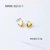 Wholesale Stainless Steel Geometric Fashion Tassel Earrings With Electroplating