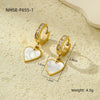 Wholesale Stainless Steel Geometric Fashion Tassel Earrings With Electroplating