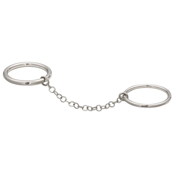 Wholesale Stainless Steel Geometric Finger Ring With French Retro Style And Electroplating