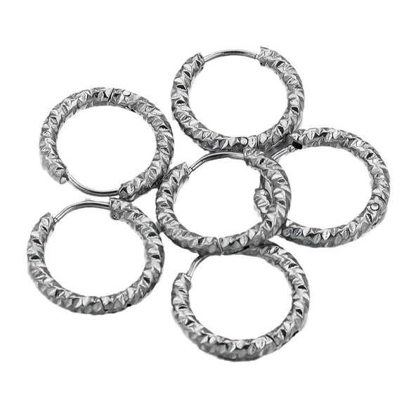 Wholesale Stainless Steel Geometric Fish Pattern Handmade Ladies Earrings With 18K Electroplating For Diy Jewelry Supplies