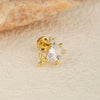 Wholesale Stainless Steel Geometric Flower Star Shape Electroplated Women's Anchor Cartilage Piercing Ear Cuff Dolphin Earrings Screw Ball Stud Ear Bone Stud