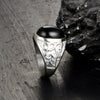 Wholesale Stainless Steel Geometric Gem Ring With Polishing Treatment