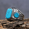 Wholesale Stainless Steel Geometric Gemstone Ring For Men And Unisex