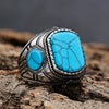 Wholesale Stainless Steel Geometric Gemstone Ring For Men And Unisex
