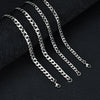 Wholesale Stainless Steel Geometric Grinding Nk Chain Hip Hop Punk Trendy Jewelry Necklace