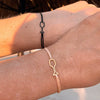 Wholesale Stainless Steel Geometric Handmade Woven Adjustable Unisex Bracelet For Couple And Friendship