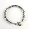 Wholesale Stainless Steel Geometric Hip Hop Distressed Punk Street Bracelet With Electroplating