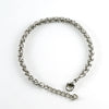 Wholesale Stainless Steel Geometric Hip Hop Distressed Punk Street Bracelet With Electroplating