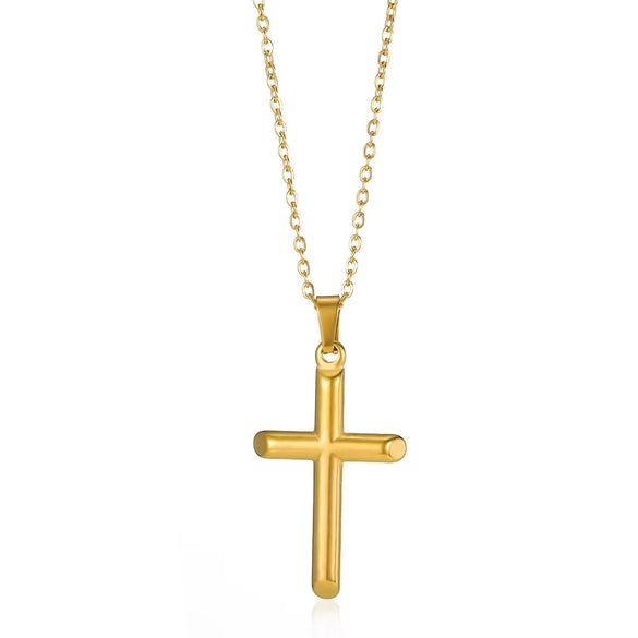 Wholesale Stainless Steel Geometric Hiphop Style Electroplated Tarot Relief Threedimensional Clavicle Chain
