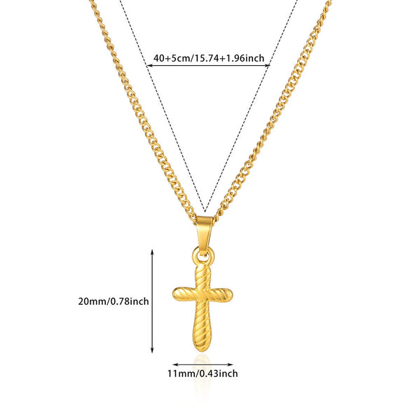 Wholesale Stainless Steel Geometric Hiphop Style Electroplated Tarot Relief Threedimensional Clavicle Chain