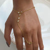 Wholesale Stainless Steel Geometric Ins Style Light Luxury Women's Bracelet With Electroplating