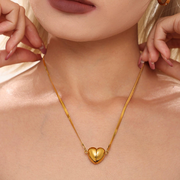 Wholesale 316L Stainless Steel Geometric Light Luxury Detachable Pendant Clavicle Necklace For Women With Electroplating