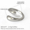 Wholesale Stainless Steel Geometric Line Jewelry Sets With Pvd Furnace Vacuum Real Gold Plating Unisex Rings And Bracelets
