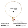 Wholesale Stainless Steel Geometric Loose Necklace For Women With Electroplating Design