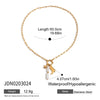 Wholesale Stainless Steel Geometric Loose Necklace For Women With Electroplating Design