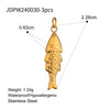 Wholesale Stainless Steel Geometric Loose Necklace For Women With Electroplating Design