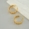Wholesale Stainless Steel Geometric Love Star Hollow Hoop Earrings For Women With Electroplating Treatment